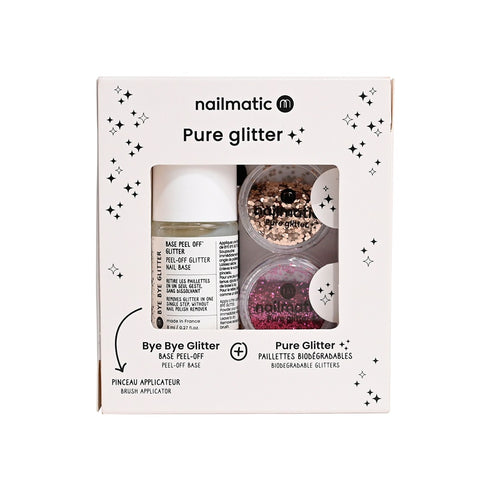 NM Glitter set Gold L/Rose M