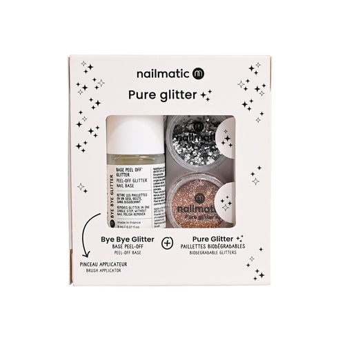 NM Glitter Set Silver L/Gold S