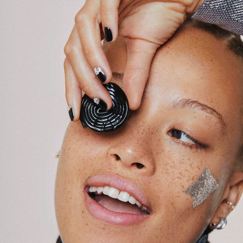 NM Glitter Set Silver L/Gold S